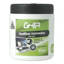 Toallas Humedas Limpiadoras Equipos 30 Algodon Gls-005 Ghia