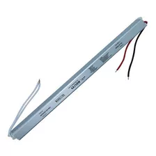 Fonte Chaveada Slim Para Perfil Fita Led 4a 48w 12v Bivolt