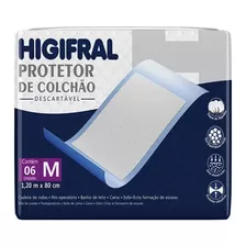 Higifral Protetor De Colchão Descartável Ultrafino M 6 Unid