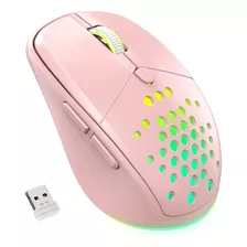 Mouse Uhuru Inalambrico/rosado
