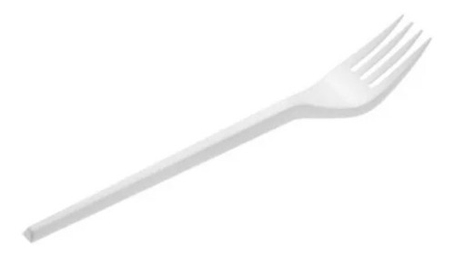 Tenedor Descartable Blanco X 25 - 16 Cm