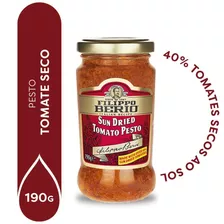 Molho Pesto Com Tomate Seco Filippo Berio 190g