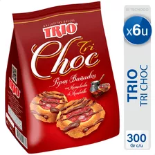 Galletitas Trio Trichoc Pepas Bañadas Membrillo - Pack X6