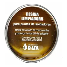 3 Unidades Resina Delta 50gr Limpiadora Punta Soldador