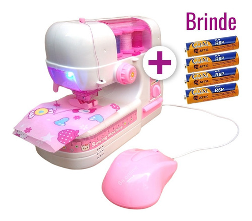 Brinquedo Mini Ateliê Infantil Máquina De Costura Educativo