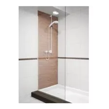 Mampara Ducha Baño Templado 6 Mm Inc 170x70 C/perfil Alum