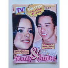 Revista Pôster Tv Mania Nº 80 - Sandy E Júnior - 2002
