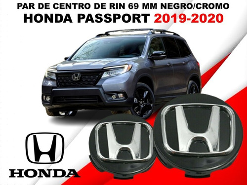 Par De Centros De Rin Honda Passport 2019-2020 69 Mm Foto 2