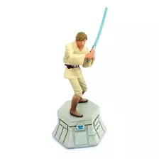 Miniatura Luke Skywalker Coleção Xadrez Star Wars Oficial 