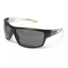 Lentes Deportivos Armazón Negro/blanco/café Mica Humo Wallis