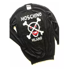 Vestido Moschino Sweater Largo Mujer Original Made In Italy