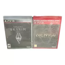 The Elder Scrolls 4 Ed Juego Del Año + 5 Skyrim Ps3 Fisicos 