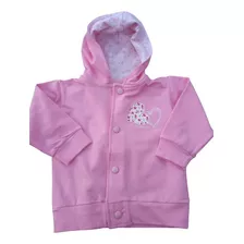 Campera Capucha Algodón Beba Talle9-12-18-24 Mes Prima /vera