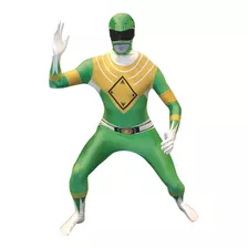 Disfraz Para Adulto Power Ranger Verde Traje Morphsuit