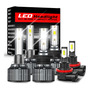 Kit De Faros Led 40000lm Para 2009-2010 Renault Megane Renault 9