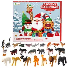 Calendario De Adviento De Juguetes De Figuras De Animal...