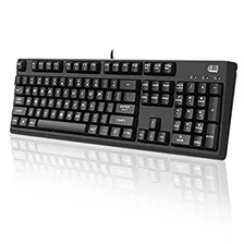 Adesso Easy Touch 635 - Tamaño Completo Teclado Para Juegos 