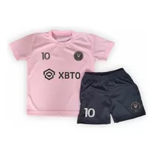 Conjunto Dryfit Niños/as Messi Inter Miami Remera + Short 