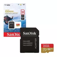 Cartão De Memória Extreme 32gb 1000mb Sandisk Novo