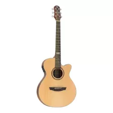 Violão Strinberg Elétrico Flat Sf200c Aço Natural Satin Ns