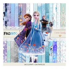 Kit Digital Papeles + Clipart Frozen Elsa Ana