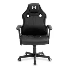 Silla Gamer Warrior Ga201 Negra Para Oficina Color Negro