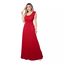 Vestido Longo Elegante Com Faixas Nas Costas Lançamento Divo