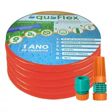 Mangueira De Jardim Aquaflex Trançada Antitorção 100 Metro