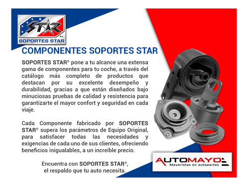 Un Jgo Topes Cofre Soportes Star D100 L6 3.7l 1984-1987 Foto 4