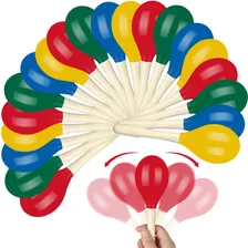 20 Unidades De 7.87 Pulgadas Maracas De Madera Para Rumba, S