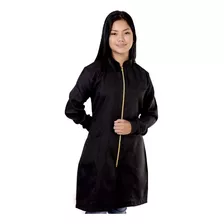 Jaleco Colorido Com Zíper Feminino Gabardine Gola Padre