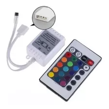 Kit Controle Controlador Emenda Para Fita Led Rgb 3528 5050 Tensão De Operação 2a 12v