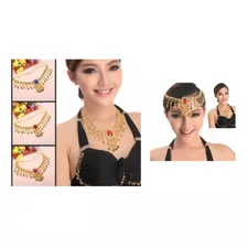 Colar Tiara Headband Odalisca Dança Do Ventre Adereço