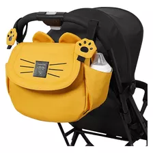 Sunveno Universal Baby Stroller Organizer Bag Gato Pañal Mom