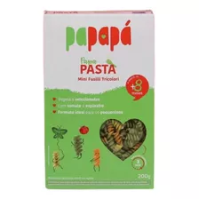 Macarrão Infantil Mini Fusilli Tricolori Papapá 200g