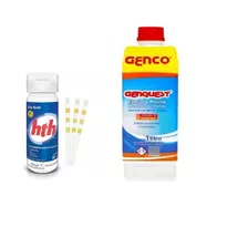 Genquest Genco E Fita Teste Cloro/ph/at/stb Hth Piscinas