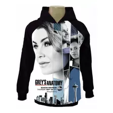 Casaco Moleton Moletom Raglan Grey's Anatomy 02ga Minmalist