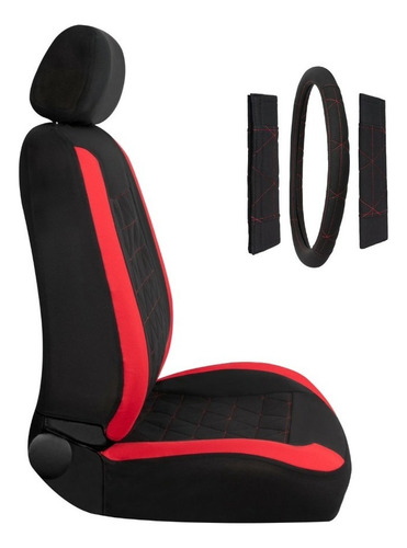 Renault Oroch 2016-2023 13 Pzs Fundas De Asiento De Tela Foto 2