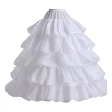 (w) Vestido De Novia Con Falda De Hoja De Loto, Enagua Lolit