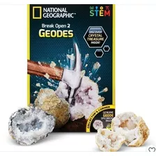 Kit De Ciencia Para Abrir 2 Geodas National Geographic Stem
