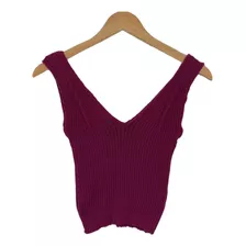 Blusa Cropped Feminino Moda Top Verão Tricot Trico Tendencia