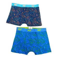 Boxer De Niño Algodón Xy Pack X 4 Surtidos T 2 Al 14