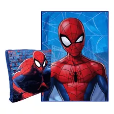 Kit Almofada+manta Spider Man Marvel Disney Homem Aranha