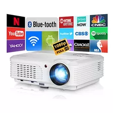 Proyector Tv Android Hd 1080p Con Bluetooth, Wifi, 7500lm,