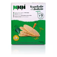 Biscoito Infantil Para Fase Da Dentição Vegetais Papapá 36g