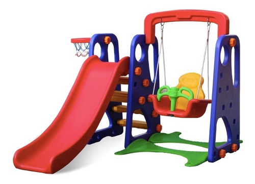 Playground Criança Feliz 3 Em 1 Escorregador E Balanço Barzi