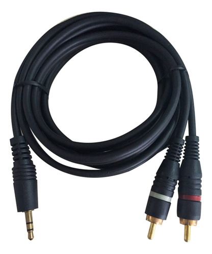 Cable 2x1 Plug 3,5 A Rca De Audio 15 Metros  9184