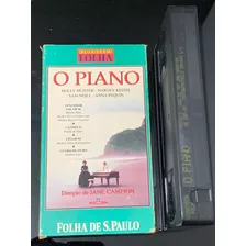 Filme O Piano Fita Vhs Ano 1992 Videoteca Folha 3 Raro