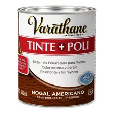 Barniz Poli+tinte Base Agua 946ml Nogal Americano Varathane