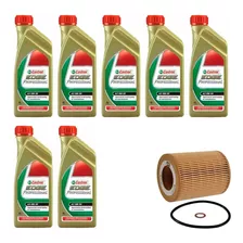 Kit Troca Óleo Castrol 0w30 Volvo V60r 3.0 T6 Awd 2012/2015